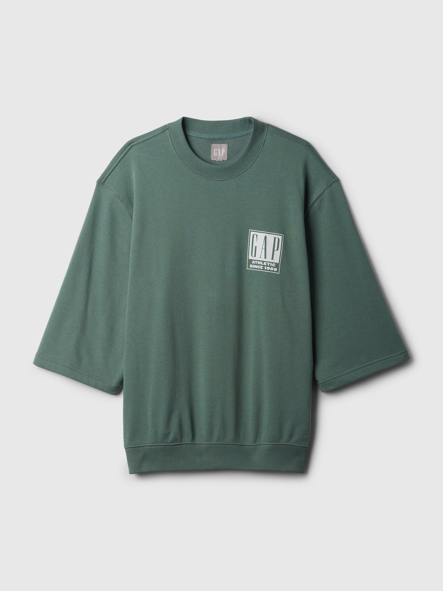 Yeşil Gap Logo Oversize Sweatshirt