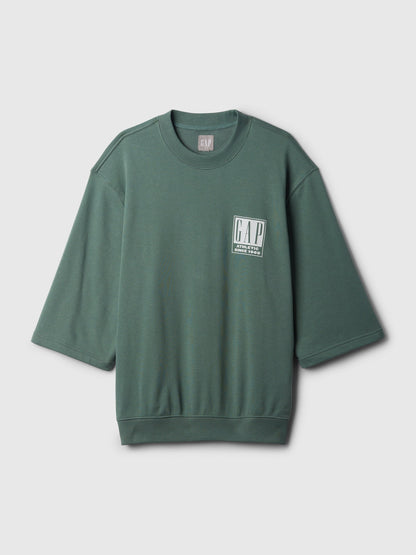 Yeşil Gap Logo Oversize Sweatshirt