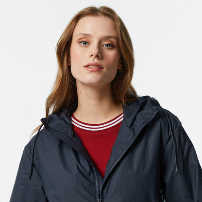 Rains Lohja Short Insulated W3t1 Kadın Lacivert Yağmurluk