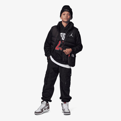 Jordan Hbr Fleece Po Çocuk Siyah Günlük Sweatshirt