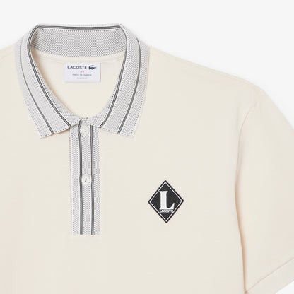 Lacoste Classic Fit Erkek Krem Polo