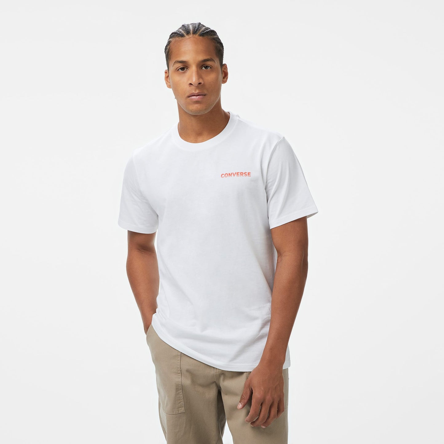 Converse Otherworldly Transmissions Erkek Grafik Baskılı Beyaz T-shirt