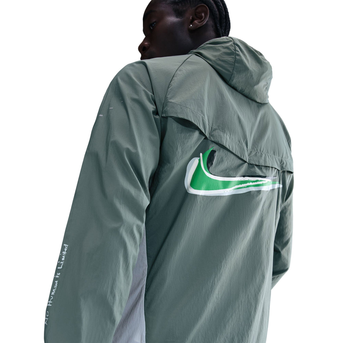 Nike Uv Repel Kipchoge Stride Erkek Yeşil Koşu Yağmurluğu