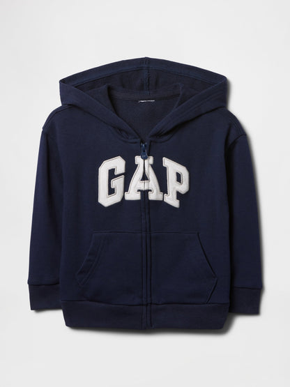 Lacivert Gap Logo Relaxed Fermuarlı Sweatshirt