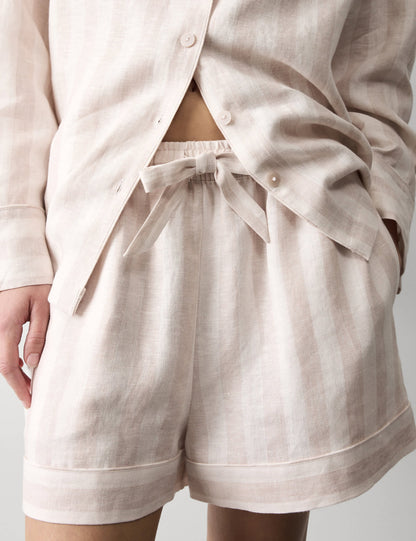 Keten Pijama Takımı