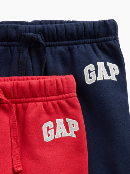 Kırmızı Relaxed Pull-on Logo Jogger Eşofman Altı (2'li)