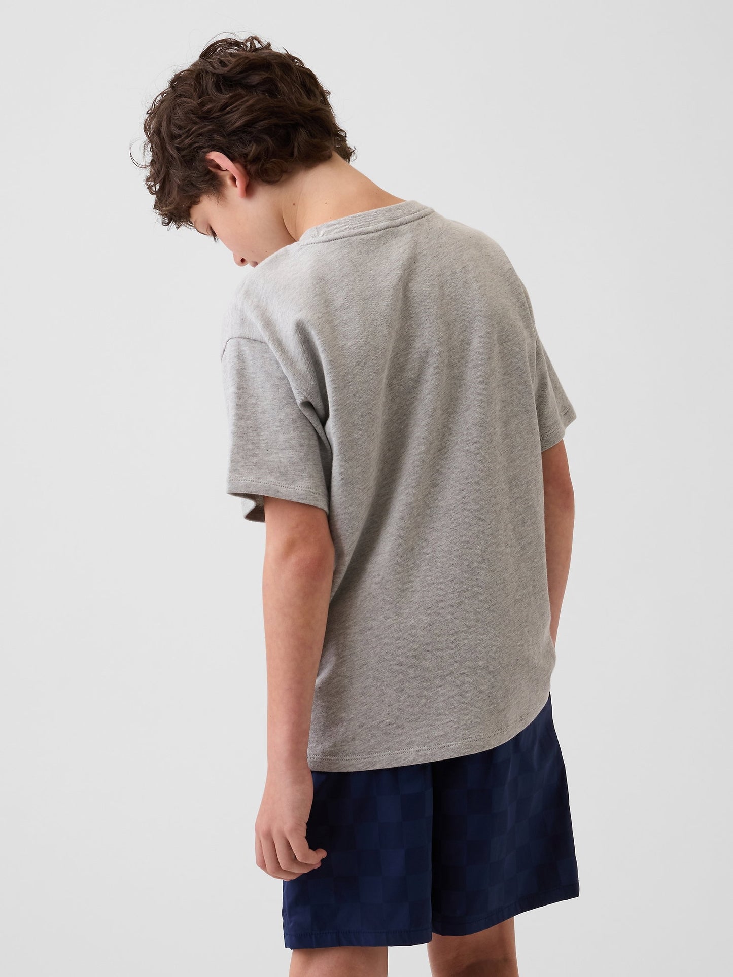 Gri Heavyweight Relaxed Gap Logo T-shirt