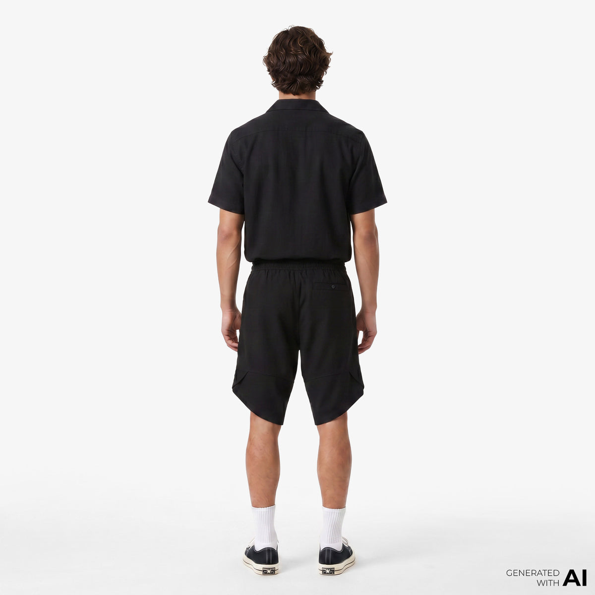 Unıted4 Regular Fit Erkek Siyah Şort