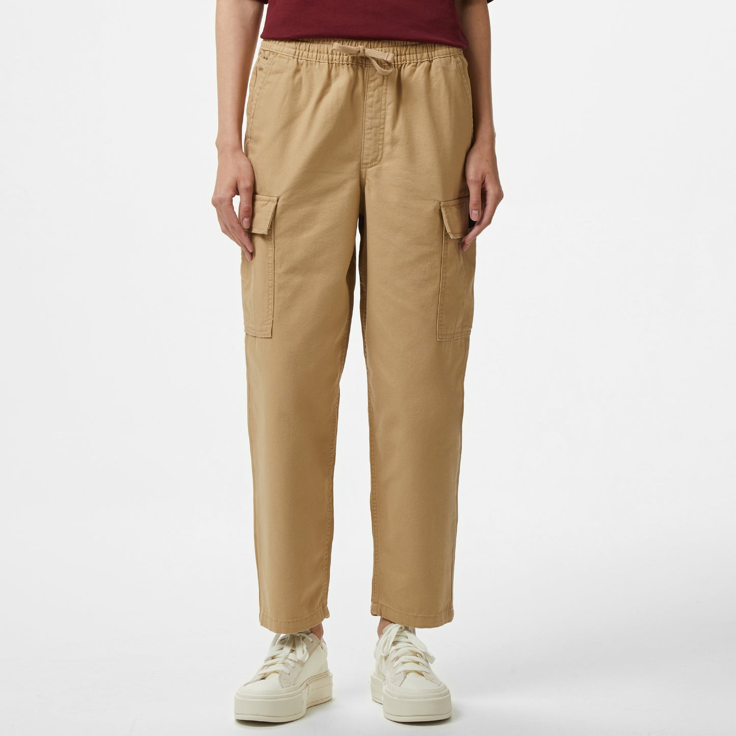 Vans By Range Cargo Baggy Tapered Çocuk Krem Pantolon