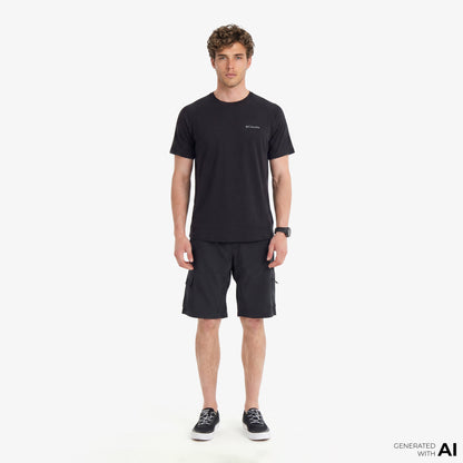 Columbia Comfort Erkek Siyah T-shirt