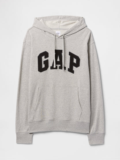 Gri Gap Logo Fransız Havlu Kumaş Sweatshirt