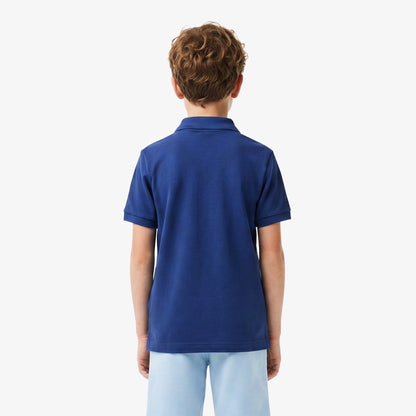 Lacoste Çocuk Regular Fit Polo Yaka Mavi Polo