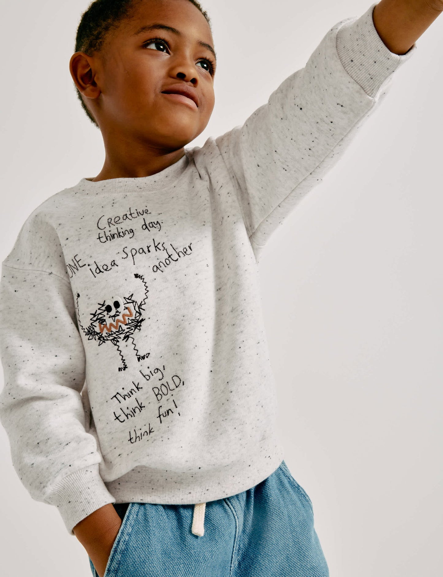 Desenli Çocuk Sweatshirt