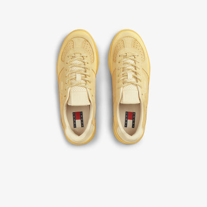 Tommy Hilfiger The Greenwich Edge Suede Kadın Sarı Spor Ayakkabı