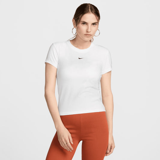 Nike Sportswear Chill Knit Kadın Beyaz T-shirt