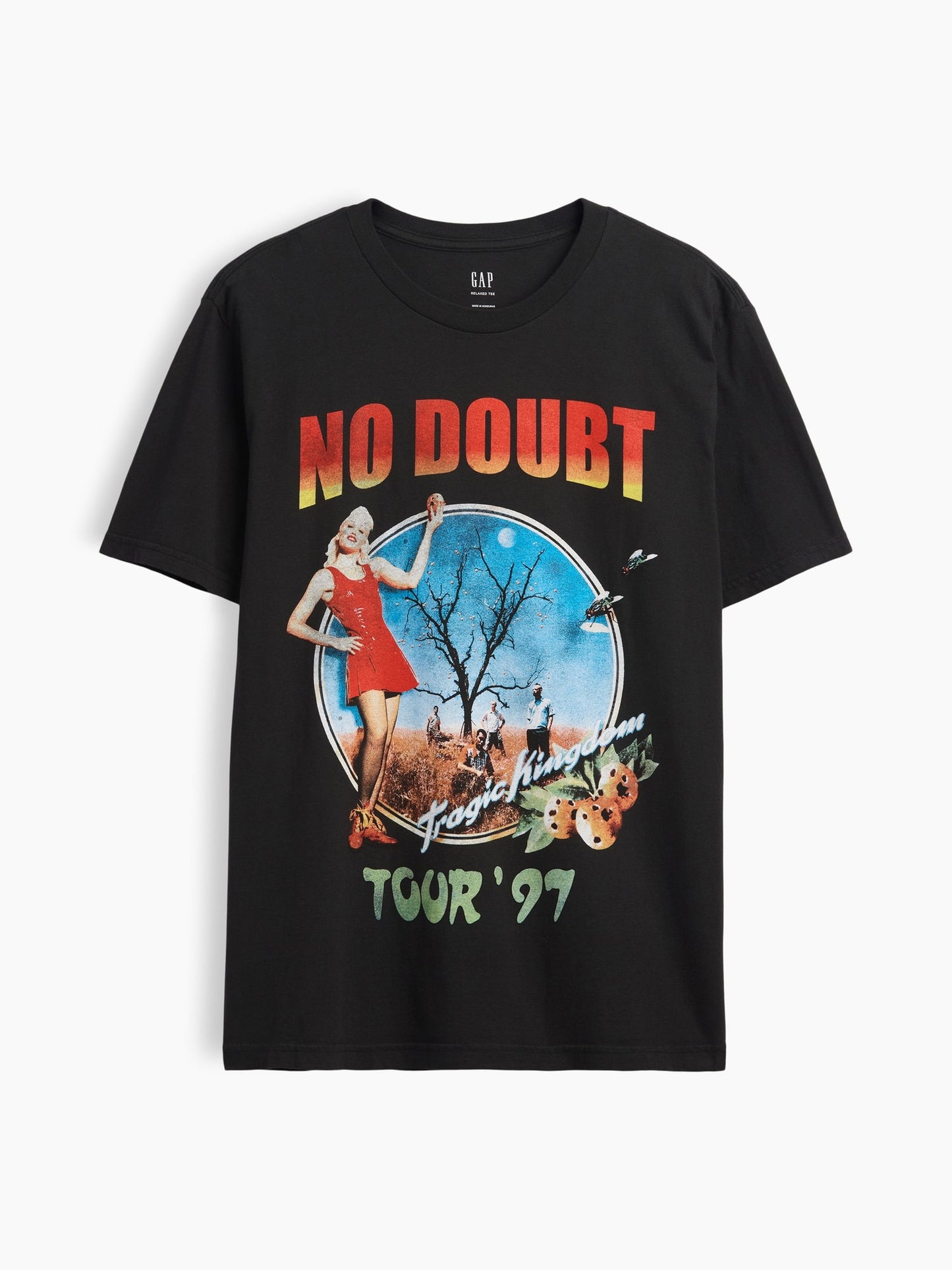 Siyah No Doubt Relaxed Grafik Baskılı T-shirt