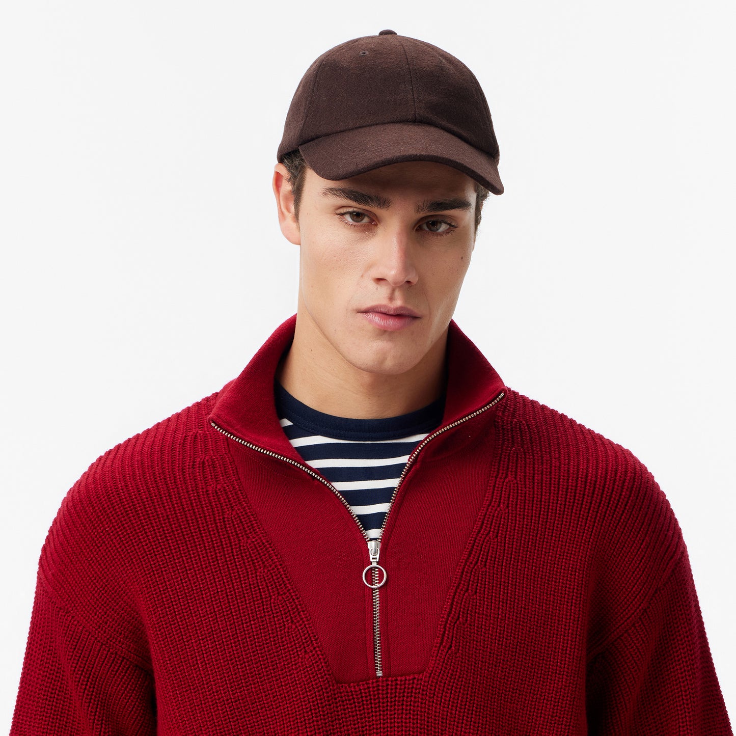 Les Benjamins Regular Fit Erkek Kırmızı Sweatshirt