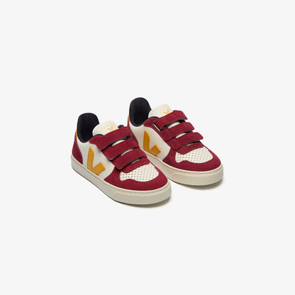 Veja V-10 Leather Pure Ouro Marsala Çocuk Kırmızı Sneaker