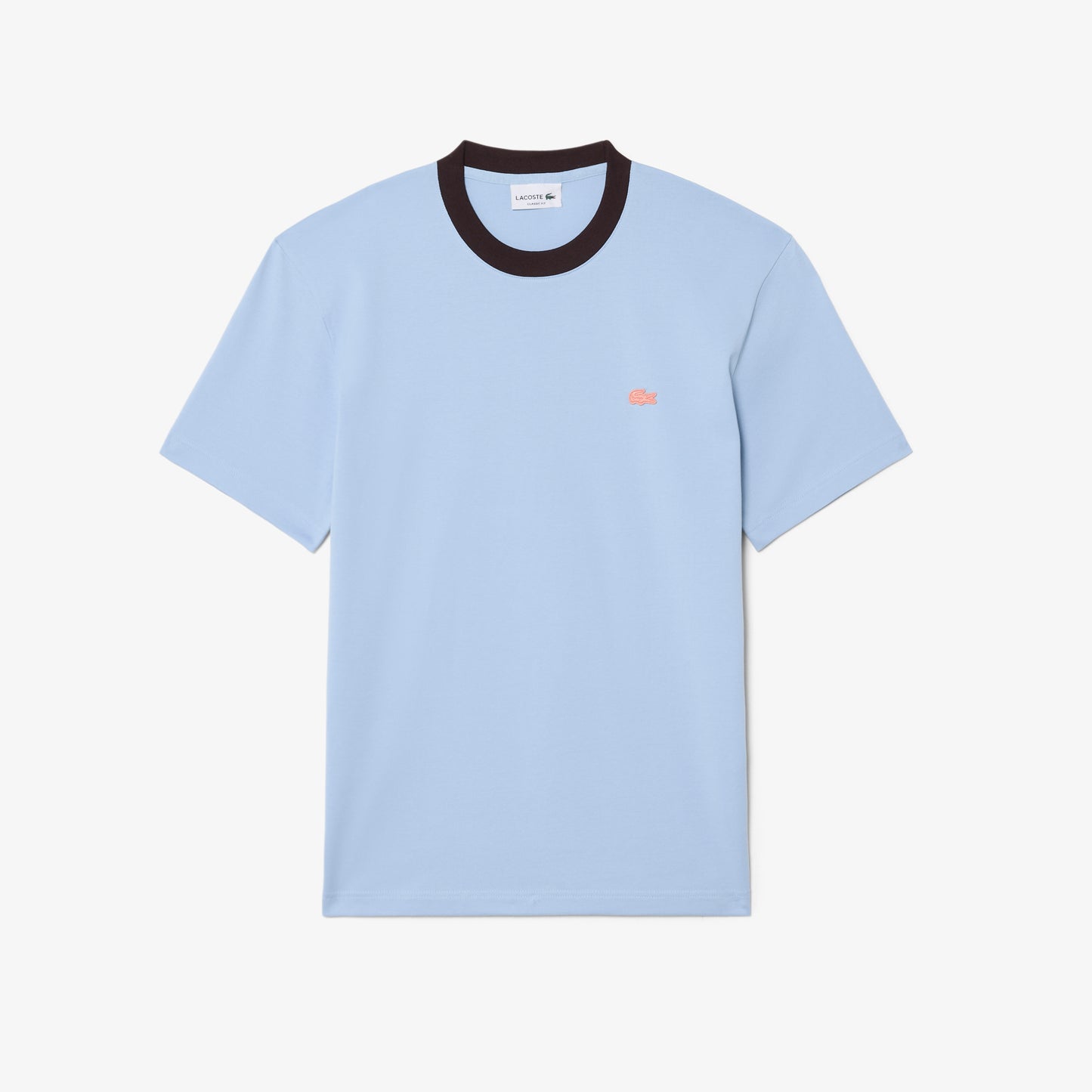 Lacoste Classic Fit Bisiklet Yaka Erkek Mavi T-shirt