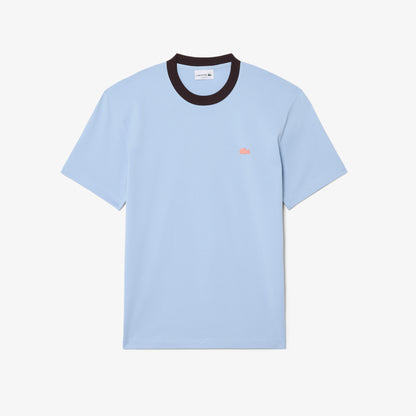 Lacoste Classic Fit Bisiklet Yaka Erkek Mavi T-shirt