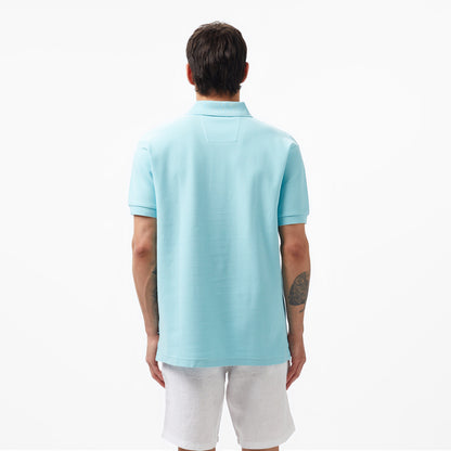 Nautica Erkek Mavi Classic Fit Polo Yaka T-shirt