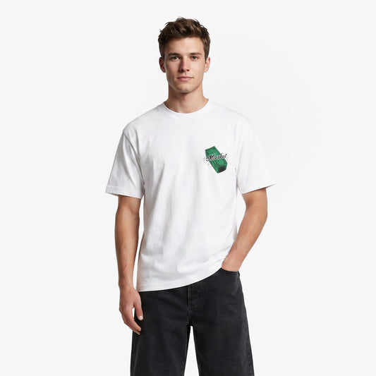 Market Call My Plug Erkek Beyaz T-shirt
