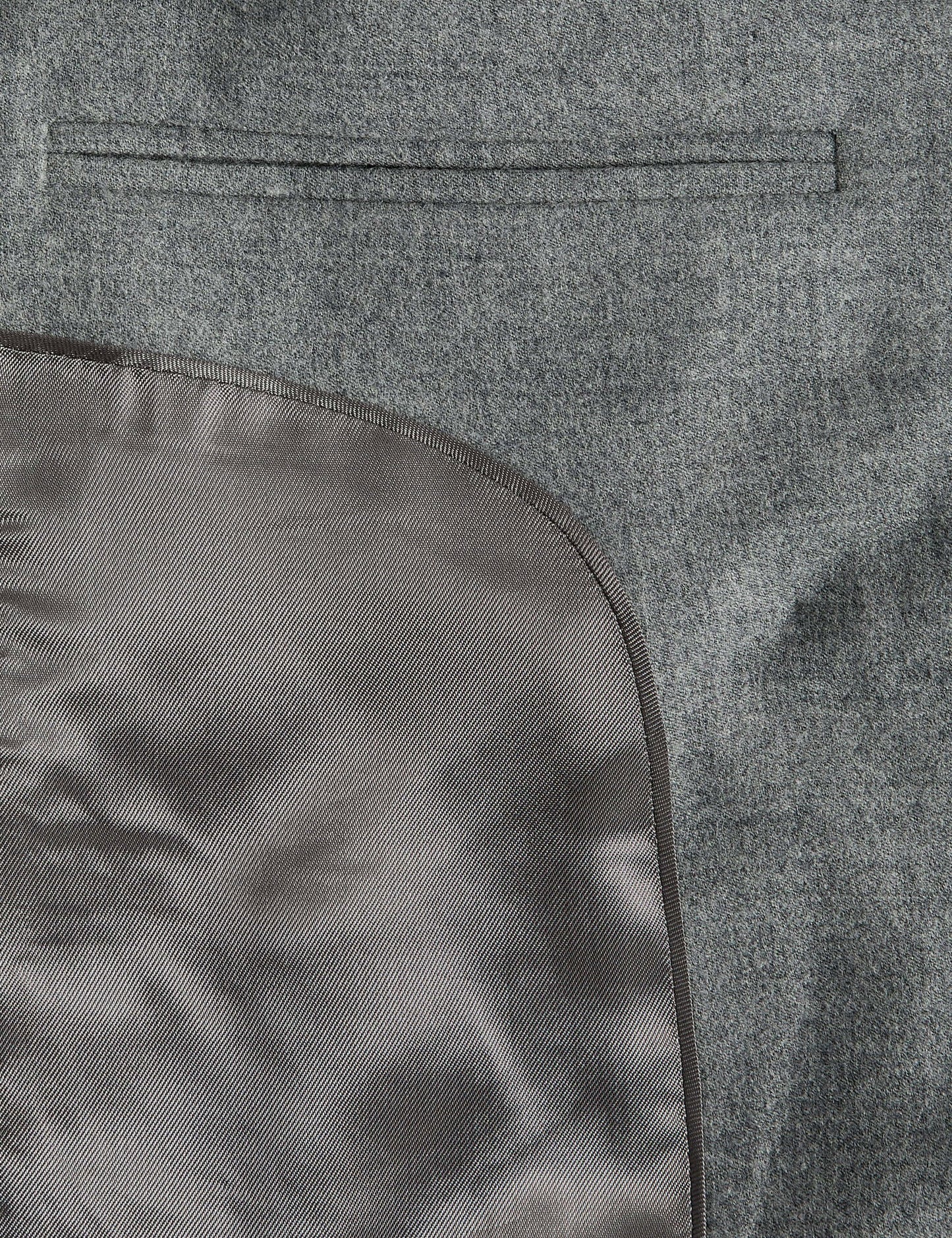 Yün Karışımlı Rahat Kruvaze Blazer Ceket