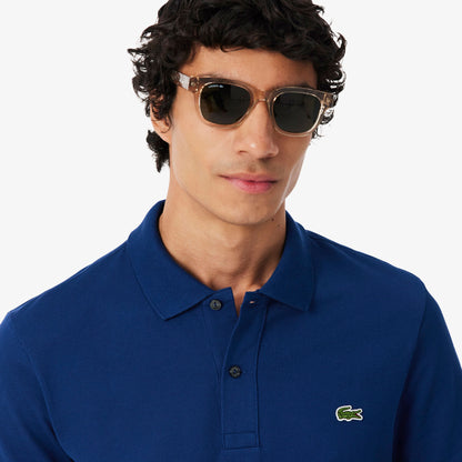 Lacoste L.12.12 Erkek Slim Fit Koyu Mavi Polo