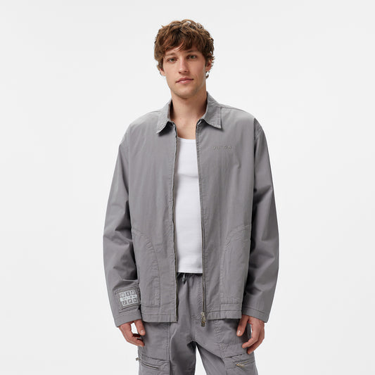 United4 Oversize Erkek Gri Ceket