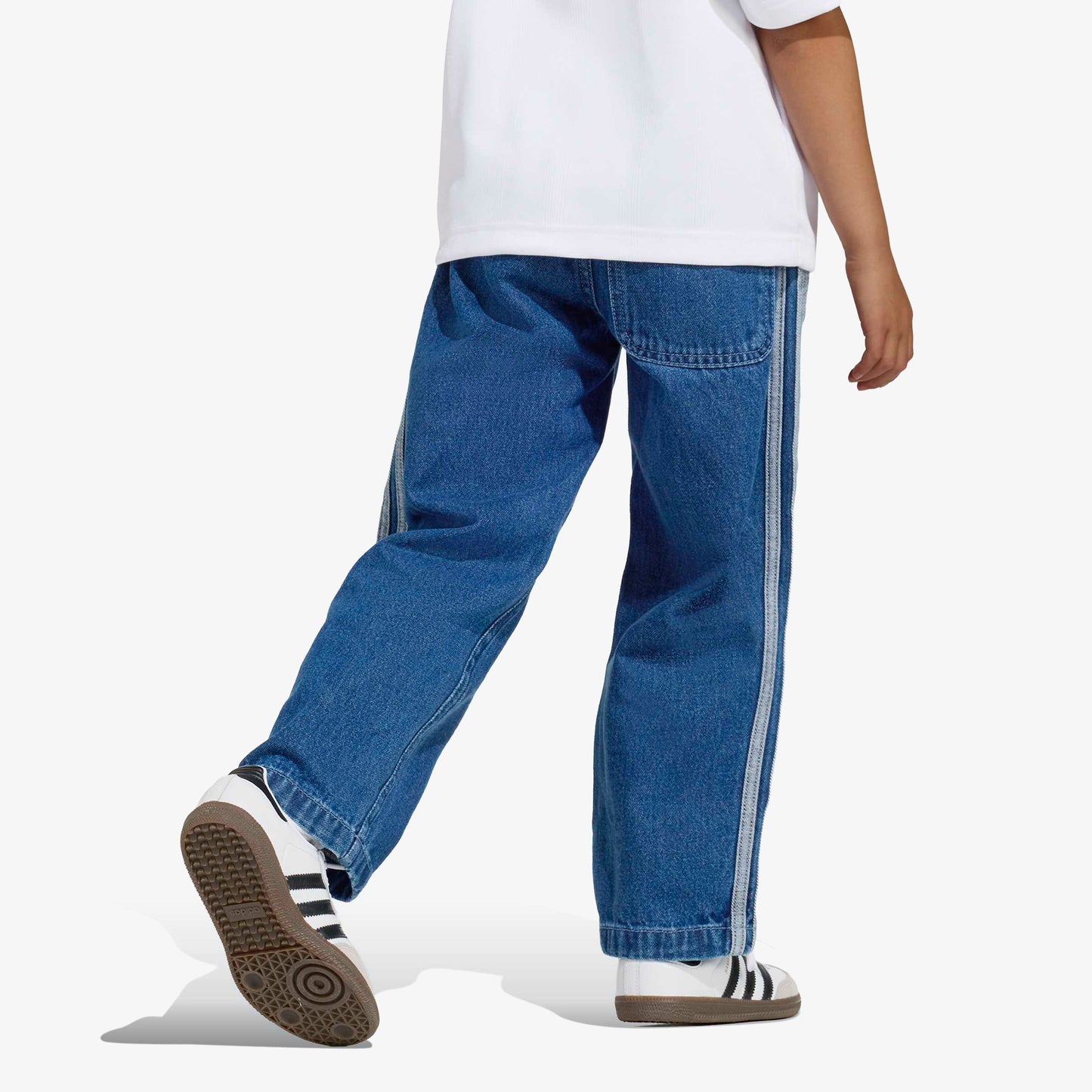 Adidas Firebird Denim Çocuk Mavi Pantolon