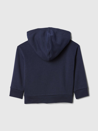 Lacivert Relaxed Logo Zip Sweatshirt