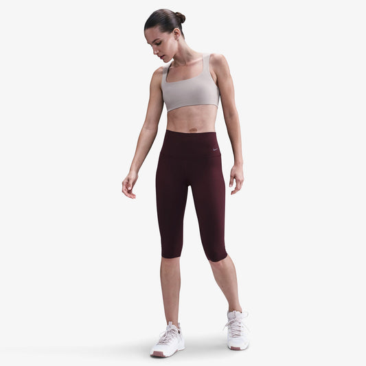 Nike Zenvy Kadın Bej Koşu Bra