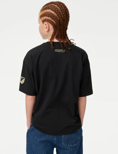 Saf Pamuklu Desenli T-shirt (2-16 Yaş)