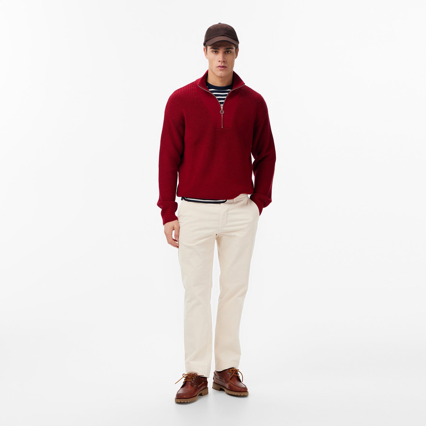 Les Benjamins Regular Fit Erkek Kırmızı Sweatshirt