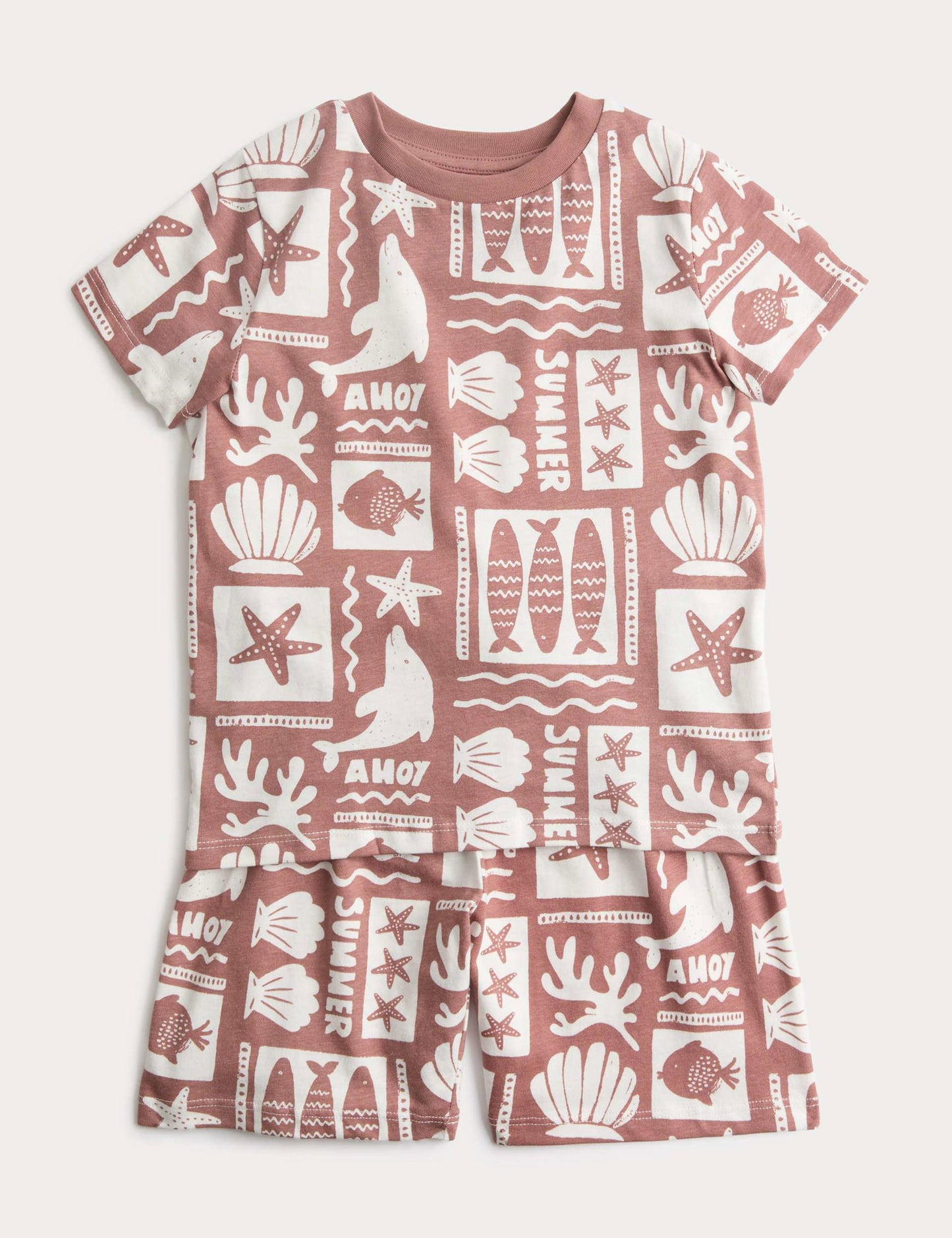 Pamuklu Desenli Pijama Takımı
