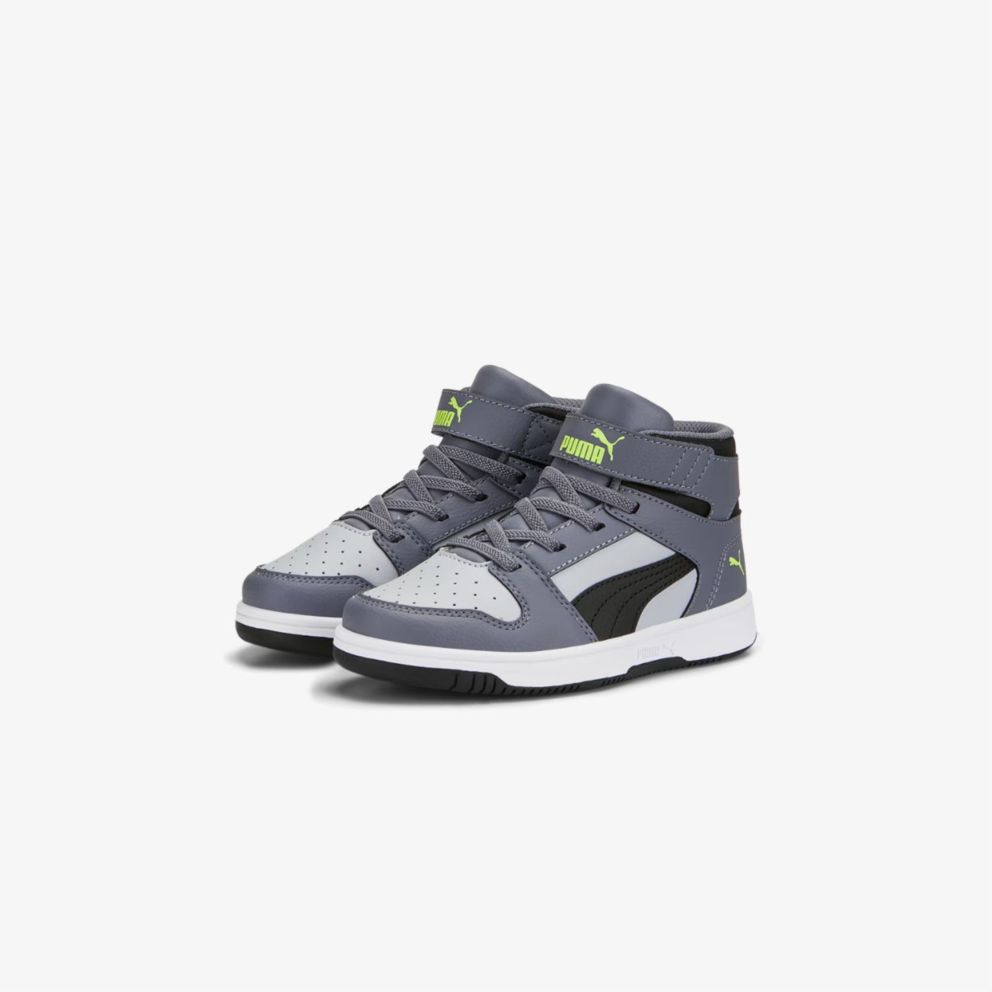 Puma Rebound Layup Çocuk Gri Spor Ayakkabı