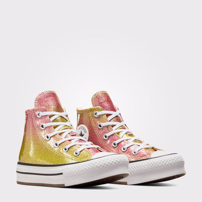 Converse Chuck Taylor All Star Eva Lift Platform Çocuk Sarı Platform Sneaker