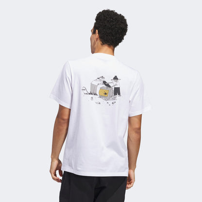 Adidas Hj Trash Erkek Beyaz T-shirt