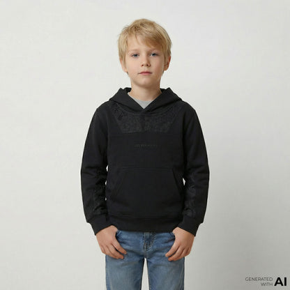 Les Benjamins 401 Çocuk Siyah Hoodie