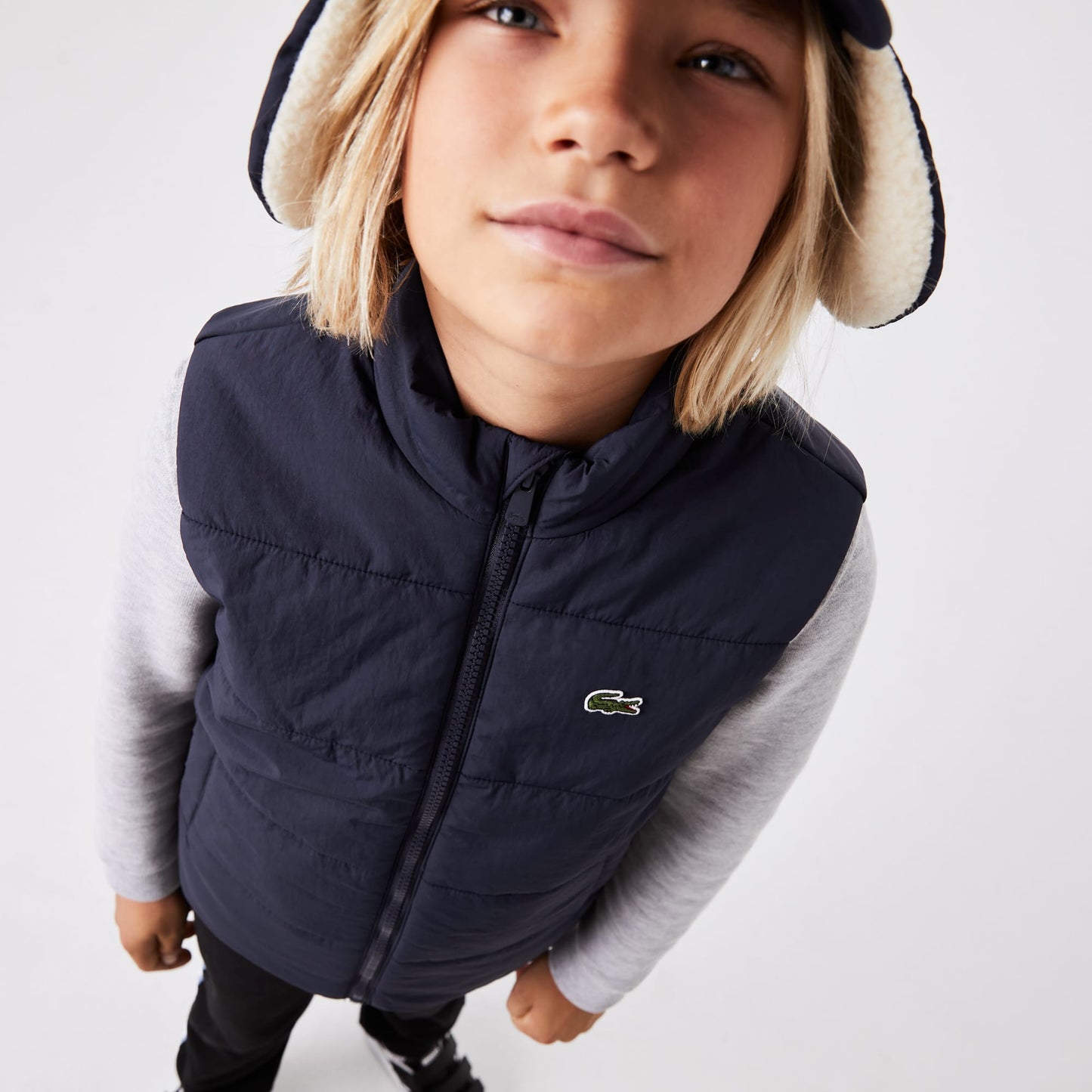 Lacoste Çocuk Lacivert Yelek