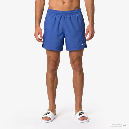 Nike Swim Breaker Solid Essential Erkek Mavi Deniz Şortu