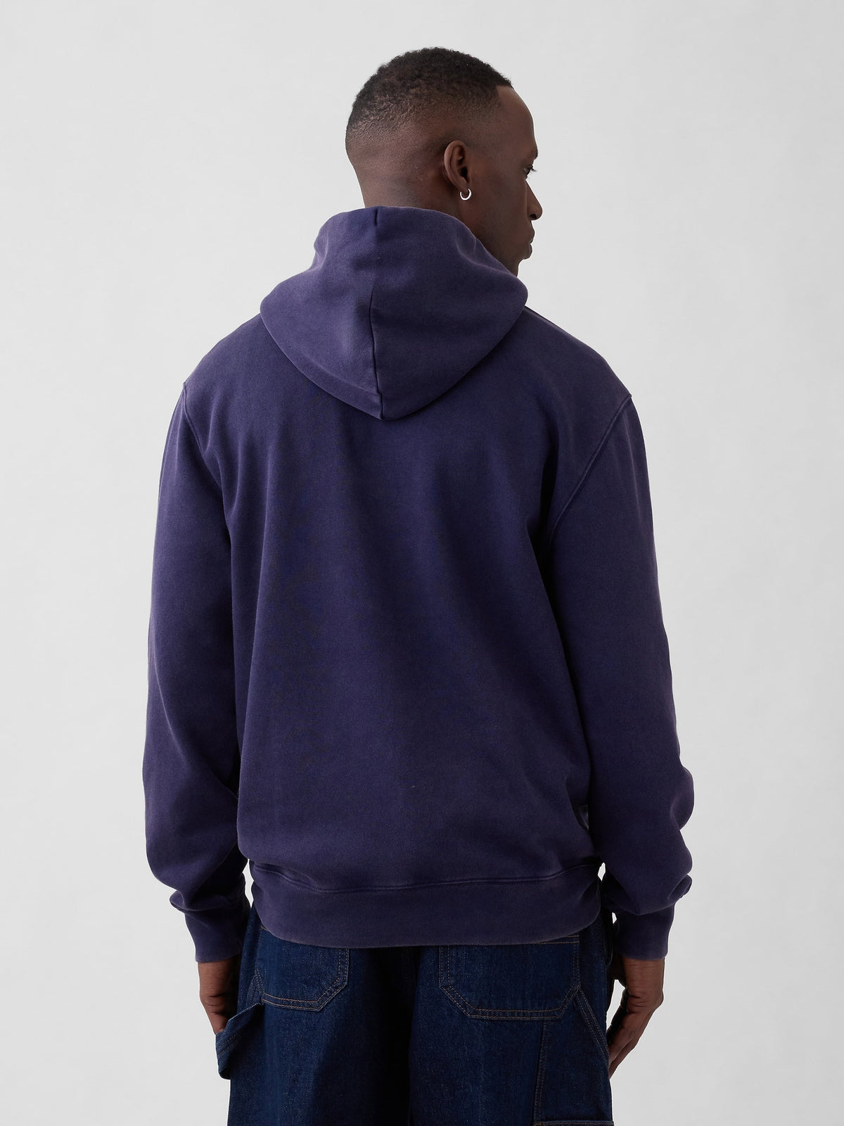 Lacivert Vintagesoft Relaxed Logo Sweatshirt