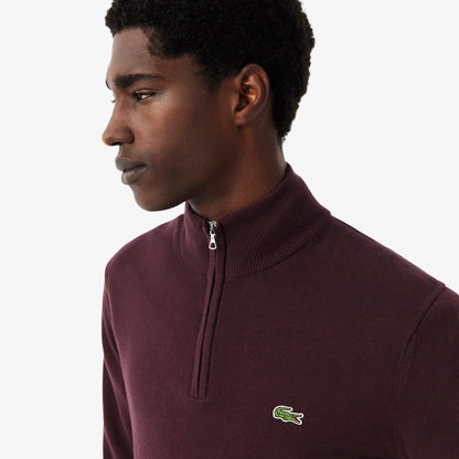 Lacoste Regular Fit Erkek Bordo Kazak
