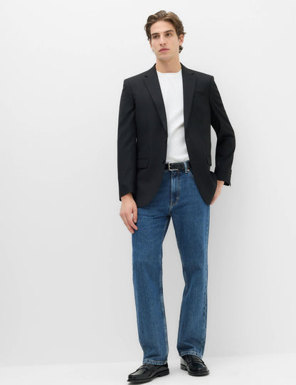 Relaxed Fit Düz Paça Jeans
