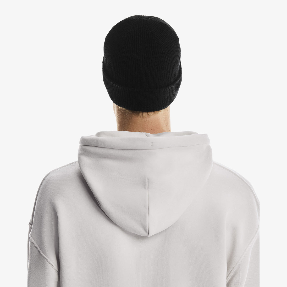 On Merino Beanie Unisex Siyah Bere