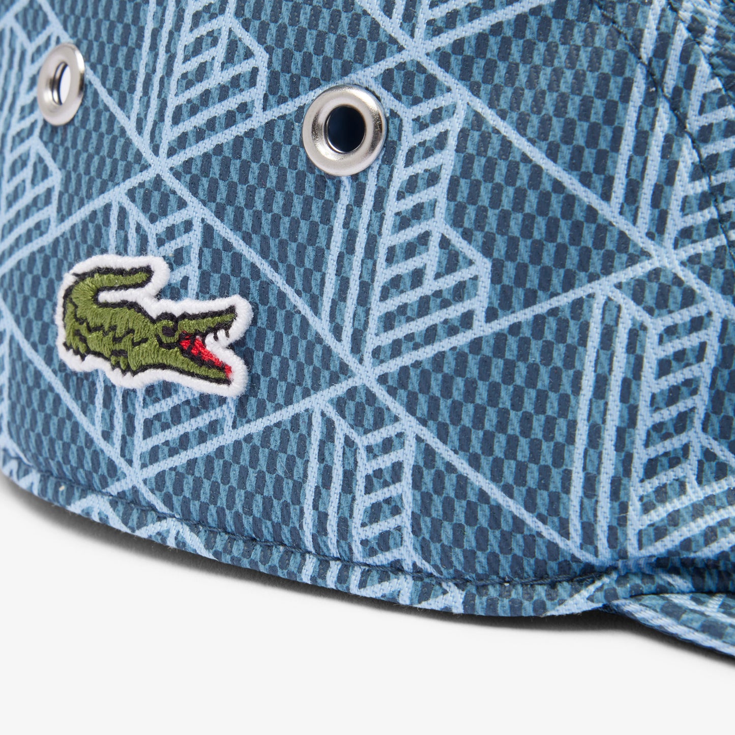 Lacoste Printed Twill Jockey Unisex Mavi Şapka