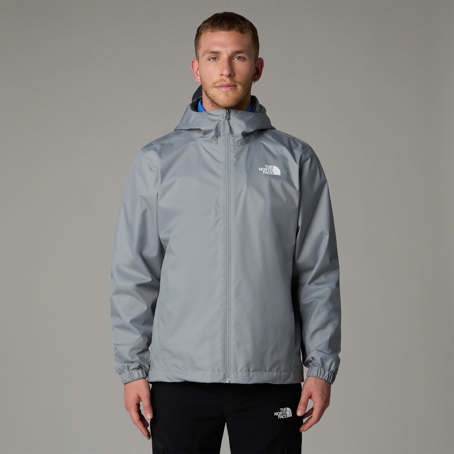 The North Face Quest Kapüşonlu Erkek Gri Mont