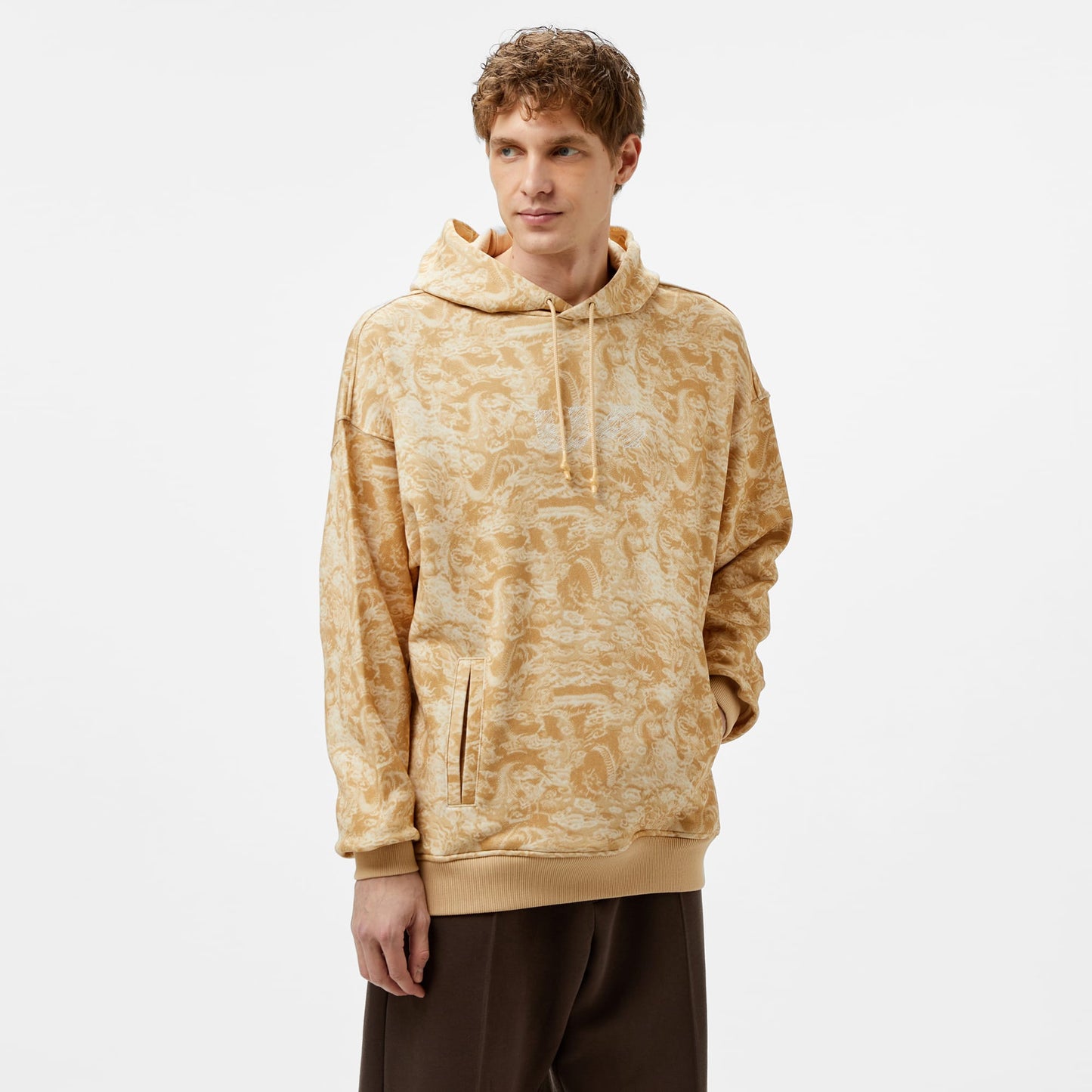 United4 Limited Edition Dragon Erkek Krem Sweatshirt