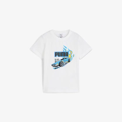 Puma X Hot Wheels Çocuk Beyaz T-shirt