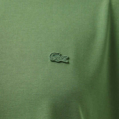 Lacoste Kadın Relaxed Fit Bisiklet Yaka Yeşil T-shirt